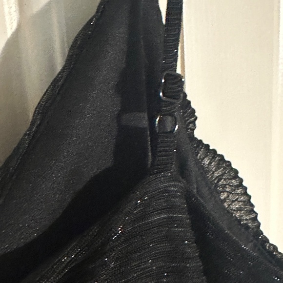 Jewel Badgley Mischka Metallic Maxi Dress with Side Slit - NWT, but Flawed - 14 - Picture 14 of 16